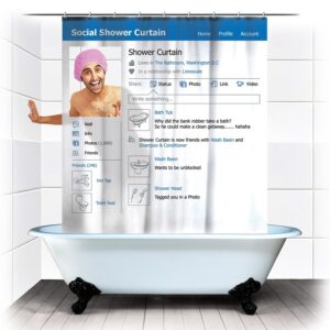 Social Shower Curtain