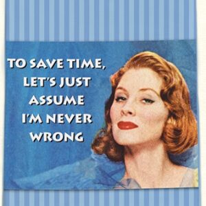 Never Wrong Kitchen Towel- Retro Sassy Collection