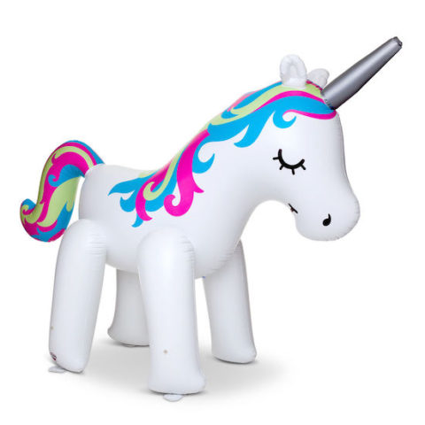 giant unicorn yard sprinkler