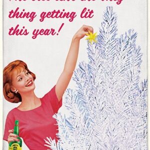 Getting Lit Holiday Towel- Retro Sassy Collection