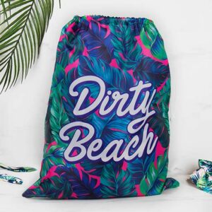 Dirty Beach Travel Laundry Bag- Beach Please Collection