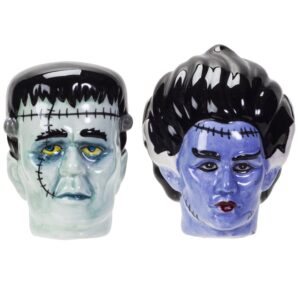 Bride and Frankenstein Salt & Pepper Set