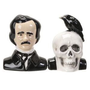 Poe Salt & Pepper Set with Raven