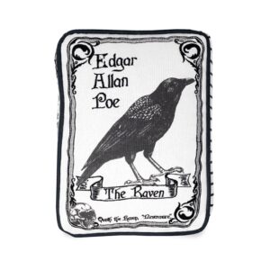 The Raven Book Pillow- Edgar Allan Poe