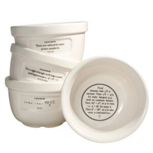 Math Proof Pudding Bowls- Set 4
