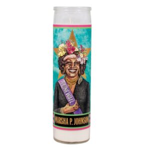 Marsha P Johnson Candle- Secular Saints