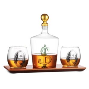 Benjamin Franklin Decanter Set