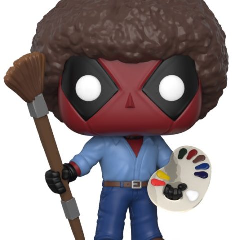 deadpool funko pop bob ross