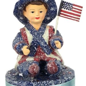Vintage Lincoln Patriotic Folk Art Figurine