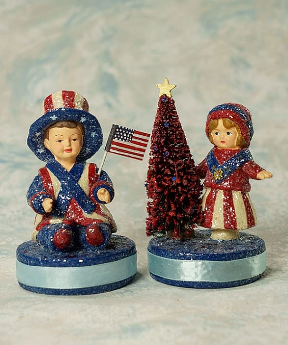 patriotic resin figurines