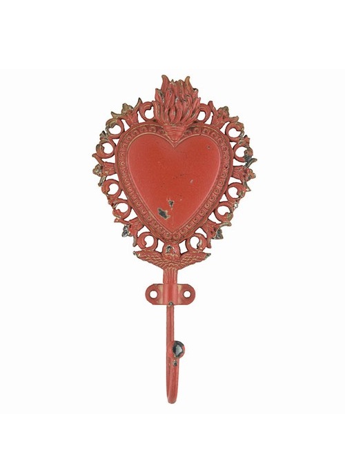 Sacred Heart Hook- Decorative Single Wall Hook