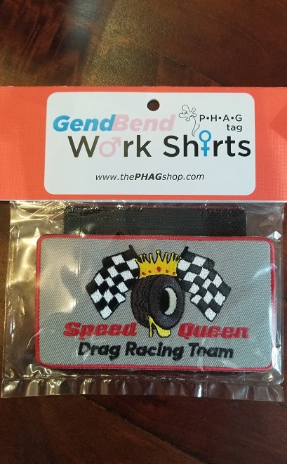 GendBend Funny Patch Kit- Speed Queen Drag Racing