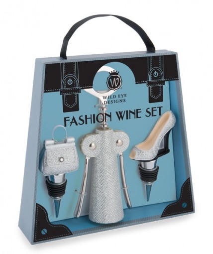 Fashion Wine Set- Asst Colors - PHAG