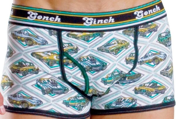 Buy Ginch Gonch Men's Skid Mark Sports Brief,Green/Brown,Large at