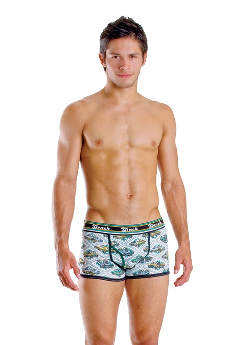 Buy Ginch Gonch Men's Skid Mark Sports Brief,Green/Brown,Large at